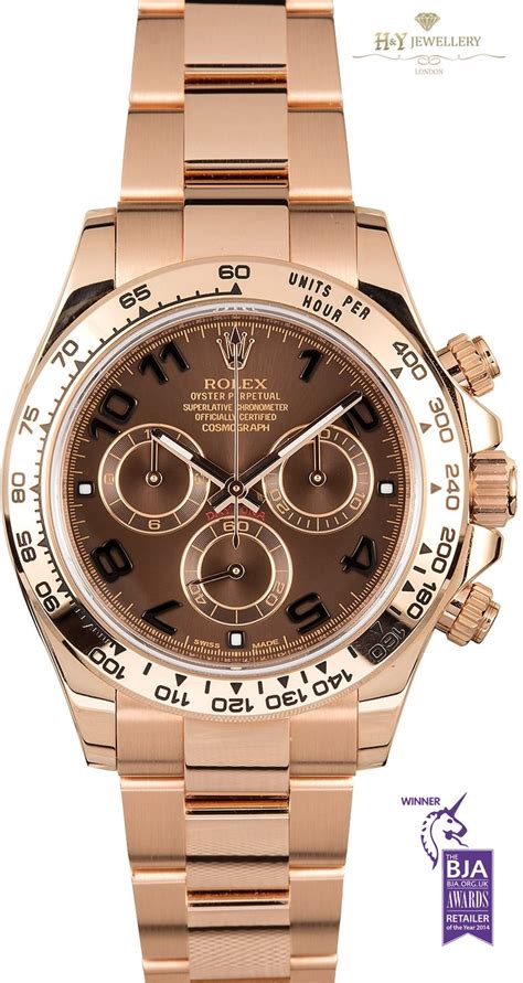 rolex daytona rose gold 116505.